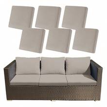 1pc Jacquard Sofa Seat Cover, Elastic Jacquard Seat Cushion, Sofa Cover, Chair Pad, Furniture Protector, Washable Bottom - Multicolor - View 35
