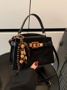Fashion Commuter Bag, Luxury Women's Bag, Exquisite Crossbody Handbag, High-End Versatile, Suitable For Work - Black - View 1