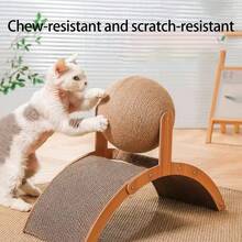 Vertical Ferris Wheel Cat Scratching Ball, Durable Sisal Cat Scratching Board, Boredom Relief Cat Toy, Self-Entertainment Chewing And Scratching Toy, Suitable For Indoor Cats Daily Home Pet Supplies - Cat Scratch Ball - View 5