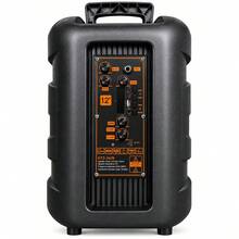 Bocina Bluetooth Portátil 12 Pulgadas con Altavoz Potente, Speaker Inalámbrico Recargable, Luces LED RGB Multicolor, Micrófono Incluido, Radio FM, USB, Tarjeta TF, Entrada AUX, Asa de Transporte, Equipo de Sonido para Fiestas, Karaoke y Música - Ver 3