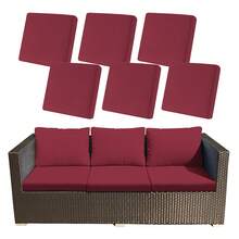 1pc Jacquard Sofa Seat Cover, Elastic Jacquard Seat Cushion, Sofa Cover, Chair Pad, Furniture Protector, Washable Bottom - Multicolor - View 16