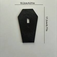 Strömbrytarskydd i gotisk stil för hemdekoration, högtidsdekoration, dekorativt strömbrytarhölje, dekorativ hemkonst, ingen elektricitet, inget batteri, lätt att installera, ingen ström krävs - A - Visa 9