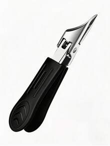 1pc Professional Stainless Steel Angled Nail Clipper, Portable Angled Nail Clipper Suitable For Thick Nails - Precision Curved Blade Embedded Nail Trimmer, Non-Slip Handle, Nail Tool Accessory, Suitable For Men And Women All Seasons, Affordable Halloween And Christmas Gift, Gift For Women - Multicolor - View 11