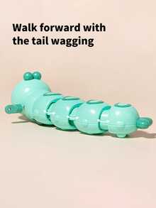 1pc Battery Powered Caterpillar Toy, Colorful Moving Small Animals Clockwork Toy, Random Pattern, Size, Color And Package For Babies & Kids - Multicolor - View 9