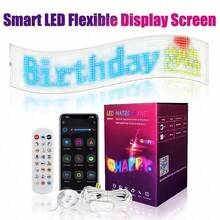 Acosh Neon Transparent LED Matrix Panel For Car, AI Voice Controlled RGB Pixel Screen, DIY Graffiti Programmable Scrolling Text Rear Windshield Light Board - RGB - View 7