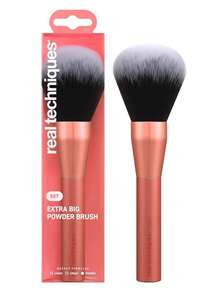 Real Techniques Extra Big Powder Brush For Makeup - Hot Pink - View 1