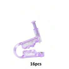 2/8/16pcs Disposable Ear Piercing Kit With Pre-Installed Earrings - Multicolor - View 13