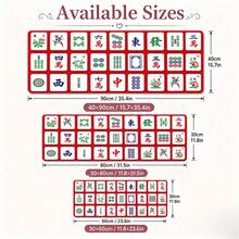 1 miếng thảm bàn phím gaming cỡ lớn đa năng, in họa tiết quân bài Mahjong Trung Quốc, tấm lót chuột XXL, phù hợp cho góc chơi game, bàn máy tính PC, văn phòng, trang trí bàn tại nhà, quà tặng may mắn, đế cao su chống trượt - Xem 6