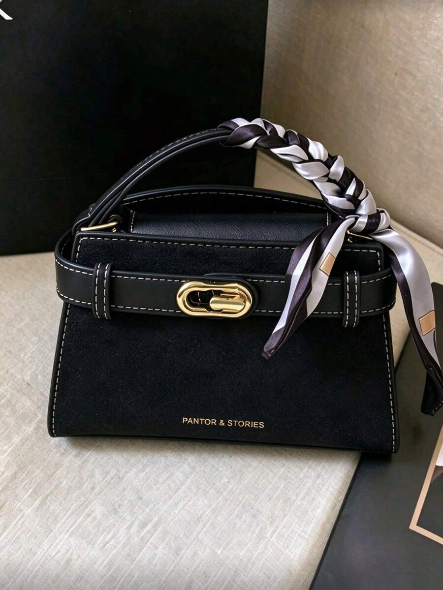 Fashionable Commuter Bag, Luxury Women's Bag, Exquisite Crossbody Handbag, Versatile For Commuting And Office Use - Black - View 1