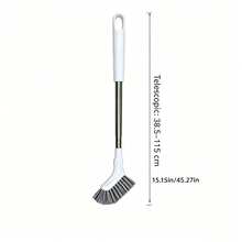 1pc Extendable Cleaning Brush With Long Handle, Toilet Brush, Bathroom Scrub Brush For Home, Floor Brush For Grooves And Dead Corners - 1pc - View 14
