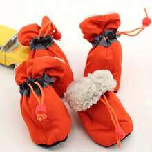 4pcs/Set All-Season Breathable Soft Sole Dog Shoes, Anti-Slip Anti-Fall Pet Paw Boots, Suitable For Small Dogs, Teddy Dogs And Bichon Frise - Multicolor - View 39