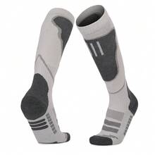 CT TAPESOCKS زوج واحد من جوارب التزلج الدافئة للشتاء - مضادة للانزلاق، سميكة، قابلة للتنفس، نوع ضاغط - متخصصة لألواح التزلج، للدفء - متعدد الألوان - مشاهدة 5
