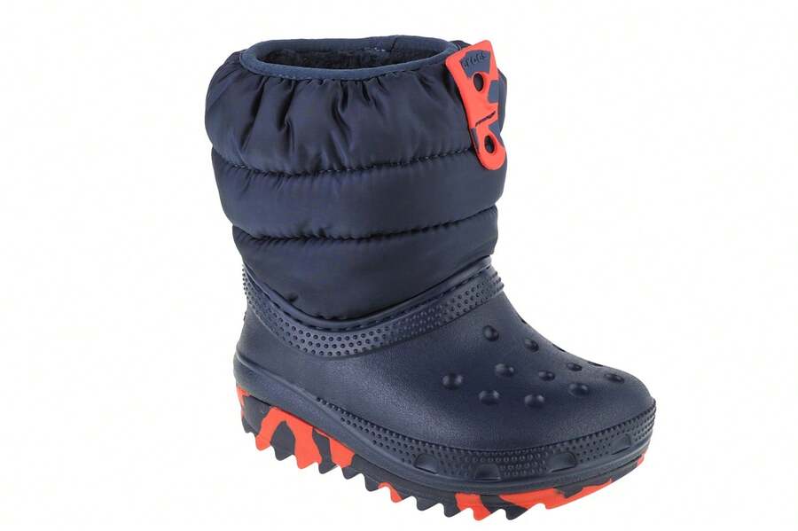 Botas Crocs Classic Neo Puff para Niño Pequeño - Botas Azul Marino para ...