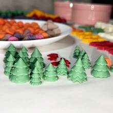 1pc 11-Cavity Mini Christmas Tree & Star Silicone Mold, DIY Resin Christmas Decoration Ornament Mold, Multi-Size Small Tree Christmas Tree Silicone Mold, Plaster Small Ornament, Easy Demolding, Handmade Mold, Perfect For Craft Enthusiasts And DIY Lovers - 11-cavity Mini Christmas Tree Star Mold - View 6