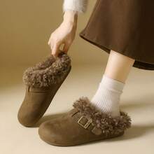 2026 New Style, Medium Size Minimalist Women's Indoor Slippers, Spring/Autumn Season Anti-Slip Soft Sole Ultra-Light Comfortable Bedroom Slippers, Warm Fashionable Comfortable, Coffee Color - Khaki - View 1
