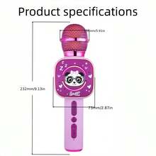 Smart Microphone With Singing & Audio Functions, Rechargeable Microphone Speaker, Home KTV Mobile Music Speaker, Karaoke Singing Device Suitable For Youth & Adults Parties & Entertainment Handheld Microphone - View 9