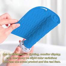 1pc Practical Non-Slip Silicone Heat-Resistant Mat, Hair Straightener And Curling Iron Insulation Pad, Non-Slip Heat-Resistant, Suitable For Travel Vanity And Hair Tool Storage, Cost-Effective Styling Tool Accessory, Mother's Day Gift - Multicolor - View 12