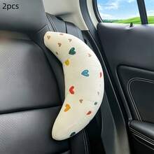 Car Travel Pillow With Neck Support, Ultra Soft Headrest And Shoulder Pad, Suitable For Use In Car, Universal Seatbelt Sleep Pillow, Easy To Operate Pattern, Suitable For All Types Of People - Neck Pillow - View 11