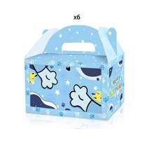 Blue Paw Goodie Boxs Birthday Party Supplies Blue Party Favor Candy Boxs Birthday Decorations Gift Boxes - Style 1 - View 11