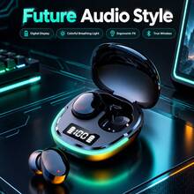 TWS Wireless Bluetooth Earbuds, Digital LED Power Display In-Ear Earphones, Ergonomic In-Ear Design, Stereo Headset With Built-In Mic For Sports Daily Use - View 1
