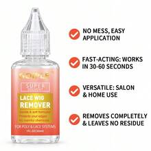 Goiple 快速作用接髮膠帶移除劑，適用於膠帶式接髮、假髮膠水、蕾絲膠水和雙面接髮膠帶，適用於所有接髮膠帶膠水移除 - 去除劑 - 查看 4