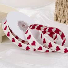 Holiday Ribbon Decor, Heart-Shaped Ribbon, Gift Wrapping Ribbon, Decorative Tie Rope, Handmade DIY Rope, Korean-Style Floral Tie Rope, Cake Birthday Box Packaging Ribbon, Gift Wrapping Ribbon, Woven Headband - Multicolor - View 7
