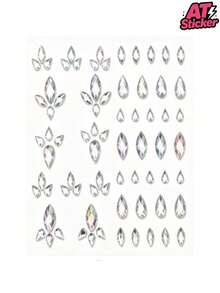 1 buah Stiker Dekorasi Permata Rhinestone, Stiker Rhinestone Perekat Diri Berbasis PET Transparan, Desain Rhinestone Imitasi Berfaset Warna AB yang Berkilau, Dekorasi Rhinestone Multi-Spesifikasi Bentuk Tetesan Air dan Marquise, Dapat Dikombinasikan dan Disusun Menjadi Pola Kupu-kupu, Tekstur Mengkilap 3D, Perekat Diri, Mudah Dipasang, Tidak Meninggalkan Residu Setelah Dilepas, Ringan dan Tipis, Cocok untuk Permukaan Melengkung, Stiker Dekorasi Elegan dan Indah, Cocok untuk Kamera Instan dan Berbagai Benda Keras Halus untuk Mempercantik Tampilan dan Modifikasi Tampilan yang Dipersonalisasi - Stiker dekoratif - View 6