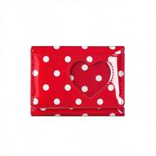 Vintage Polka Dot Wallet Christmas New Year Gift - Multicolor - View 17