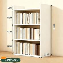 Kệ sách để bàn đơn giản nhiều tầng, giá lưu trữ nhỏ gọn sắp xếp đồ dùng cho gia đình - Nhiều màu - Xem 18