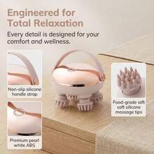 Electric Massage Rope, Perfect For Relieving Head And Body Fatigue. Suitable As A Gift For Valentine's Day, Thanksgiving, Christmas, Father's Day, Mother's Day And Other Occasions 900mAh - Pink - View 11