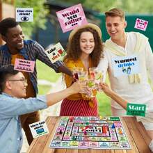 1 Set Tabo Special Edition Quick Observation Card Game, Perfect Family Gathering Fun Matching Game, Suitable As Birthday Or Christmas Gift - Multicolor - View 6
