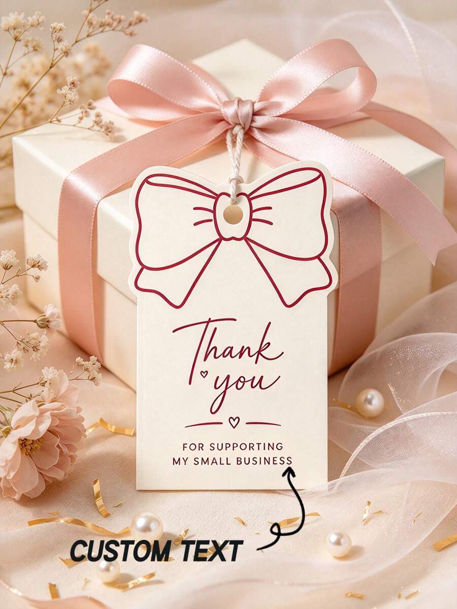 Personalized Butterfly-Shaped Gift Tags, Customized Text Butterfly ...
