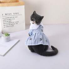Dog & Cat Dress, Thin Spring/Summer Style, Cute Breathable Pet Clothes For Teddy, Bichon, Small Dogs - Watermelon Pink - View 5