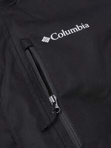 Columbia Men's Minimalist Hooded Outdoor Zip-Up Sports Jacket Softshell - Black - View 8