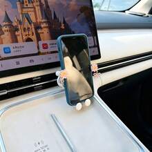 Creative Flower Bow Car Phone Holder, Car Air Vent Navigation Support Bracket, Gravity Sensing Car Phone Mount, Car Phone Holder - Multicolor - View 3