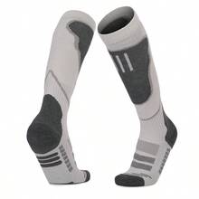 CT TAPESOCKS زوج واحد من جوارب التزلج الدافئة للشتاء - مضادة للانزلاق، سميكة، قابلة للتنفس، نوع ضاغط - متخصصة لألواح التزلج، للدفء - متعدد الألوان - مشاهدة 3