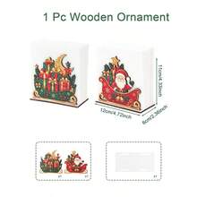 1 piece Santa Claus napkin holder, Christmas decoration, Christmas gift, wooden Santa Claus scarf holder, napkin holder, Christmas table decoration, Christmas decor, dining table centerpiece, kitchen essentials, Christmas gift, party favor, holiday p - Papá Noel - Ver 11