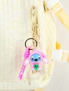Disney Cute Cartoon Stitch Bag Charm Kawaii Backpack Pendant Keychain Keychain Wristlet Strap Decorative Bag Accessories For Handbag Purse Women Girls Gift - Multicolor - View 1