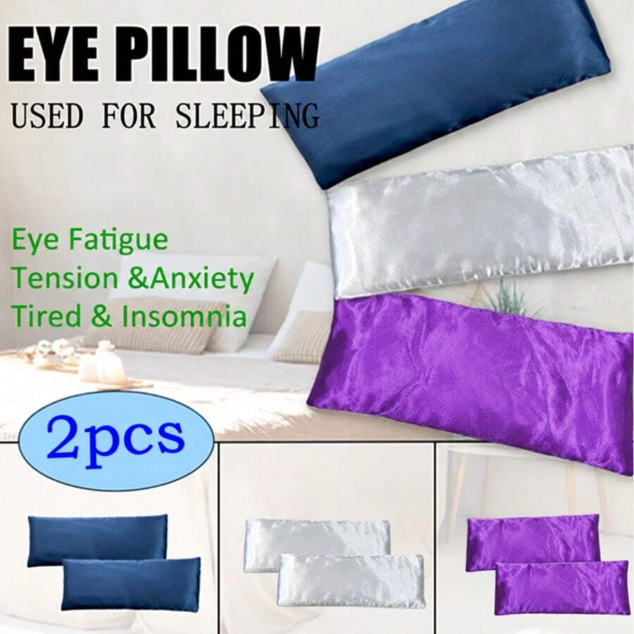 Microwave Heating Pad Eye Mask, Reusable Pad With Detachable And Washable, Multifunctional Microwave Heating Pad For Hot And Cold Eye Pressing - Silver - View 1