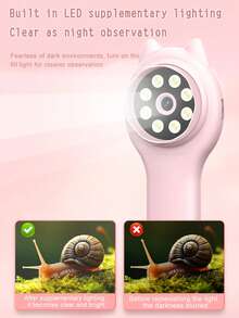 C1 Handheld Digital Microscope, 500X High Definition With Display Screen Portable Electronic Microscope, Can Take Photos And Videos, Science Experiment Educational Toy Gift - View 11