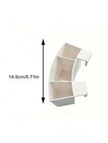 1/2/3pcs [Ceramic Tool Storage] White 3-Slot Adjustable Pottery Wheel Tool Rack, Ceramic Tool Storage Rack, Ceramic Tool Holder, Tool Storage Box, Multi-Function Storage Box, Brush Storage, Makeup Brush Storage, Suitable For Studio And Craft Enthusiasts - Multicolor - View 3