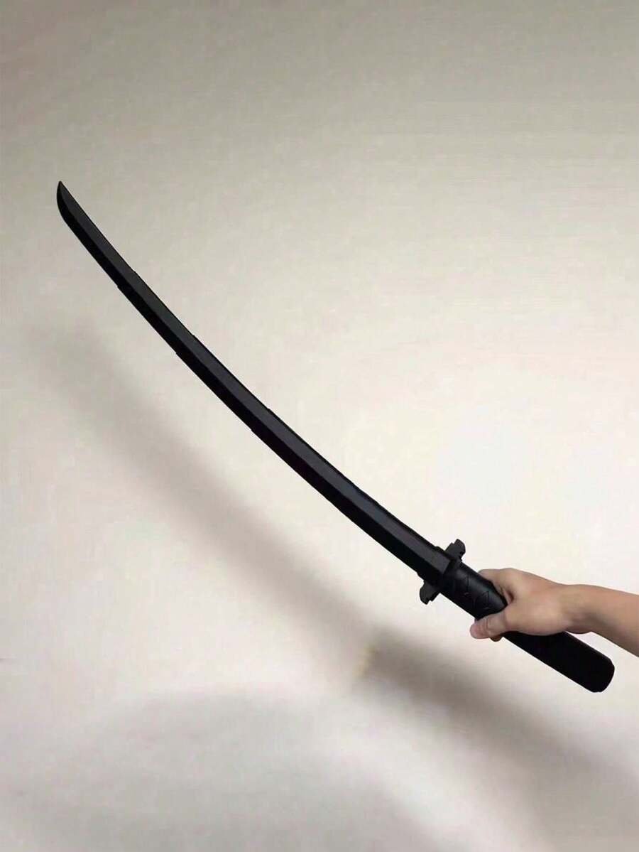1件可伸縮武士刀，塑膠模擬玩具劍（隨機款式） - 彩色 - 查看 1