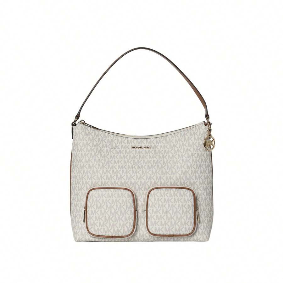 Michael Kors Merritt Women's Shoulder Tote Bag 35S6G0WL3B VANILLA - Vanilla color 35S6G0WL3B VANILLA - View 1