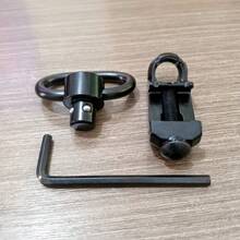 1 cái/2 cái Vòng gắn dây đeo chiến thuật kiểu RSA bằng hợp kim nhôm, dây đeo đơn điểm, dây đeo hai điểm, dây đeo nhiệm vụ, khóa QD, màu đen và màu tan - Nhiều màu - Xem 10