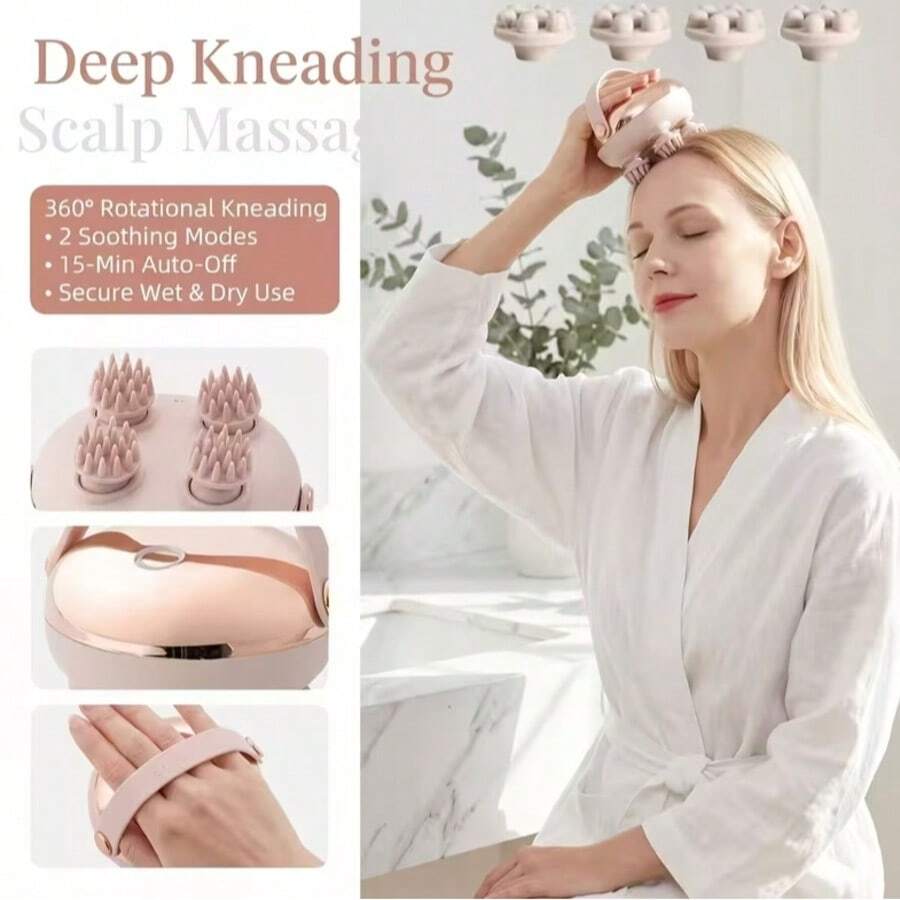 Electric Massage Rope, Perfect For Relieving Head And Body Fatigue. Suitable As A Gift For Valentine's Day, Thanksgiving, Christmas, Father's Day, Mother's Day And Other Occasions 900mAh