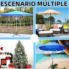 Outdoor Parasol, Stand And Base - BlackBG - View 3