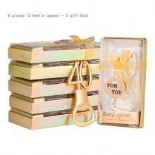 Gold 40 Number Bottle Opener, Suitable For 40th Birthday Party, Most Popular Rhinestone Decoration, Perfect For Wedding Anniversary Gift, Souvenir Or Guest Favor - View 10