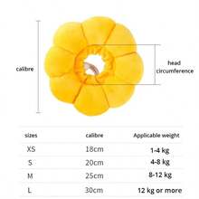 Sunflower Pet Elizabeth Collar Cat Spay/Neuter Collar Anti-Licking Anti-Biting Cat Head Collar Neck Collar Pet Collar - Yellow - View 2