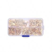 Round Ring Terminals O-Type Crimp Connectors Copper Plate Wiring Terminals Assortment Set New Style - A - View 8