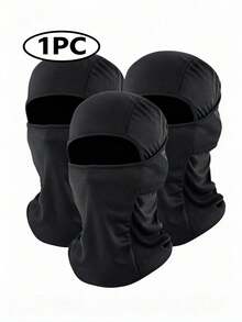 1pc Multi-Color Elastic Full Face Neck Gaiter Ski Mask, Unisex For Outdoor Activities - Multicolor - View 11